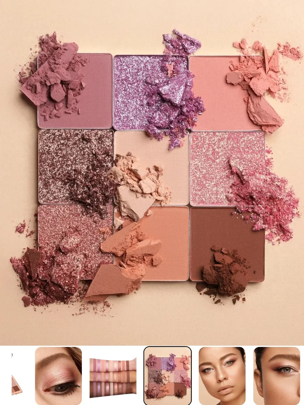 Huda Beauty Nude light eye shadow palette